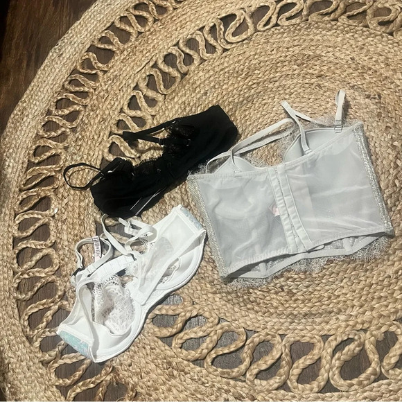 NWT Victoria's Secret Dream Angels 34C- Gold Shine - Corset Style LOT - Picture 6 of 7